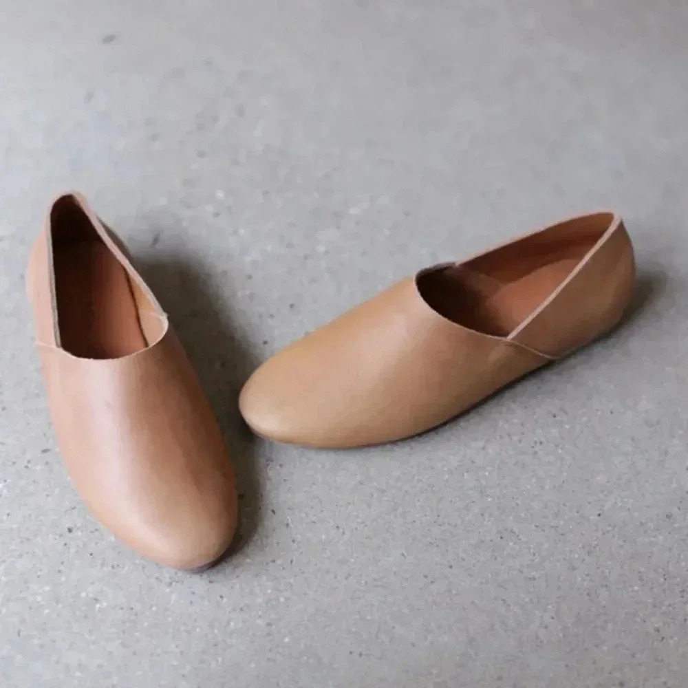 St. Agni George Glove Shoe - Tan Leather - Picture 2 of 10